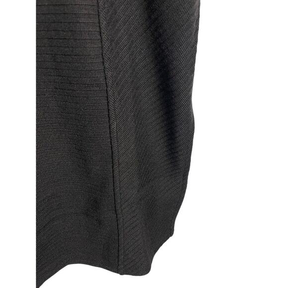 B.O.G. Band Of The Free RENEE Black RIBBED PENCIL SKIRT Women Small Side Slit - Picture 5 of 8